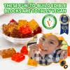 AMOS Vegan Fruit Gummy Building Blocks, 4D Sweets for Kids' Birthday Parties, 240 g view 4