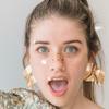 Tsffae 6-Piece Glitter Freckle Face Tattoos, Temporary Gold Face Glitter Makeup Patches view 3