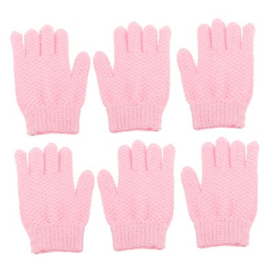 KAILIKETIY 3 Pairs Double-Sided Exfoliating Gloves for Men and Women