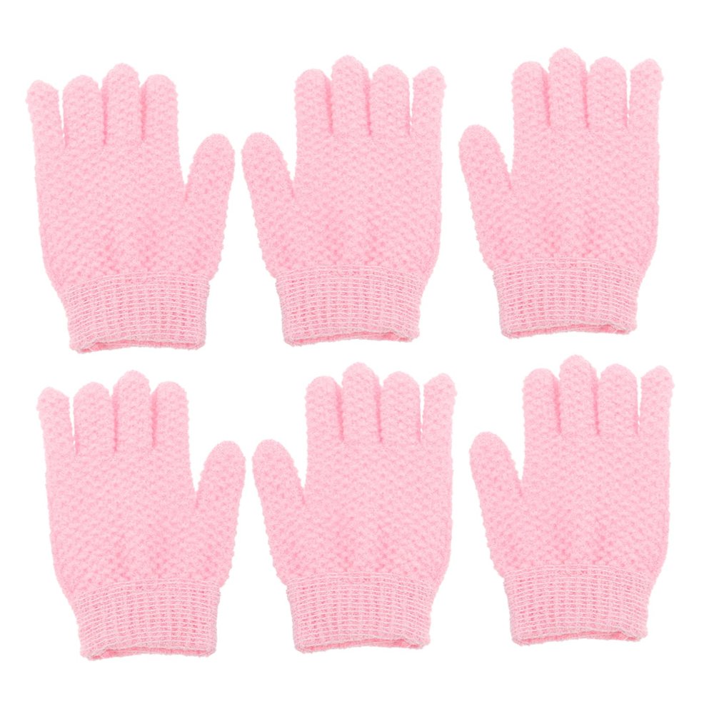 KAILIKETIY 3 Pairs Double-Sided Exfoliating Gloves for Men and Women