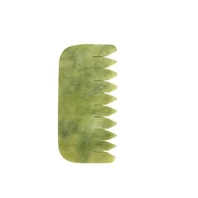 1pc Jade Massage Comb for Scalp, Face, Eyes, Shoulders, and Neck