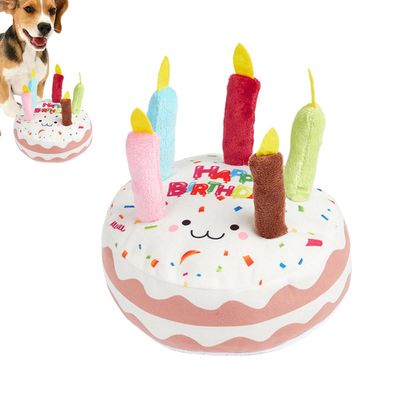 Dog Birthday Cake Toy