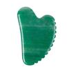 Jade Stone Gua Sha Scraper, Zigzag Gua Sha Massage Tool for Body Meridian Scraping, Face Lifting, and Skin Slimming (Green) view 1