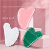 Jade Stone Gua Sha Scraper, Zigzag Gua Sha Massage Tool for Body Meridian Scraping, Face Lifting, and Skin Slimming (Green) view 2