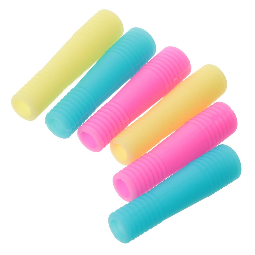 6-Piece Silicone Covers for Tweezers, Scissors, and Nail Art