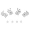 OVAQUIXI 4-Pack Stainless Steel Glass Cover Clips for Aquariums view 1