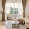 Tolldek 2-Piece Chenille Jacquard Blackout Curtains, Coffee, 102 x 138 cm view 2