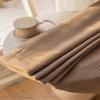 Tolldek 2-Piece Chenille Jacquard Blackout Curtains, Coffee, 102 x 138 cm view 4