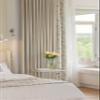 Tolldek 2-Piece Extra-Wide Blackout Curtain Set, Floral Leaf Pattern, Chenille, Beige, 54 x 84 in view 2