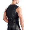 Men's Sexy Latex Underwear Slim-Fit Tank Top view 3