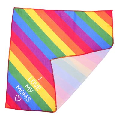 TOYANDONA Rainbow Pet Scarf