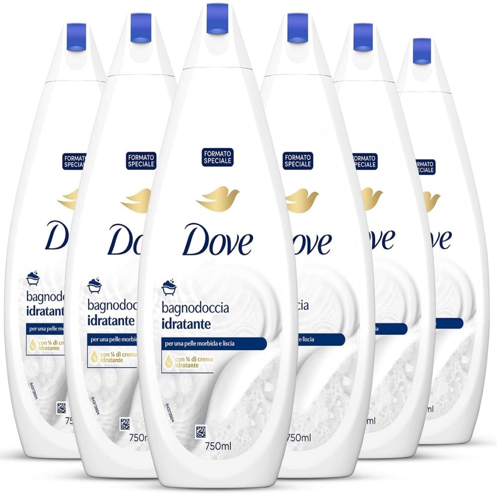Dove Moisturizing Shower Foam with 1/4 Moisturizing Cream