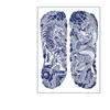 2-Piece Waterproof Temporary Tattoos – Japanese Herbal Flower Designs view 1