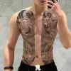 2-Piece Waterproof Temporary Tattoos – Japanese Herbal Flower Designs view 2