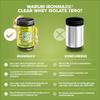 IronMaxx Clear Whey Isolate Zero - LESS SWEET - Lemon Iced Tea 400 g Tub | Clear Sugar-Free Whey Protein Isolate | Lactose-Free Clear Protein | Protein Lemonade with a Fruity, Refreshing Flavor view 3