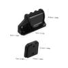 Pet Stair Safety Gate Replacement Parts Set, Black Plastic view 2