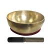 Therapeutic Universal Singing Bowl, Approx. 750 g, 16–18 cm, Handmade in Nepal, 3-Piece Sound Massage Set view 1