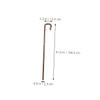 PLAFOPE 3-Piece Plastic Cosplay Walking Cane, 1920s Costume Accessory for Adults and Seniors, Theater view 2