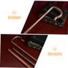 PLAFOPE 3-Piece Plastic Cosplay Walking Cane, 1920s Costume Accessory for Adults and Seniors, Theater view 3