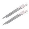 4-Pack Stainless Steel Metal Nail Files, Fine-Grit Coated view 1