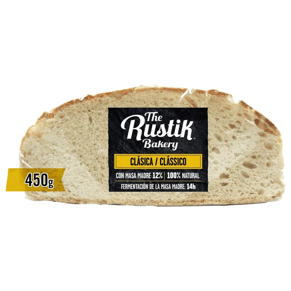 THE RUSTIK BAKERY Sourdough Loaf Bread with Olive Oil, 450 g, 3-Pack