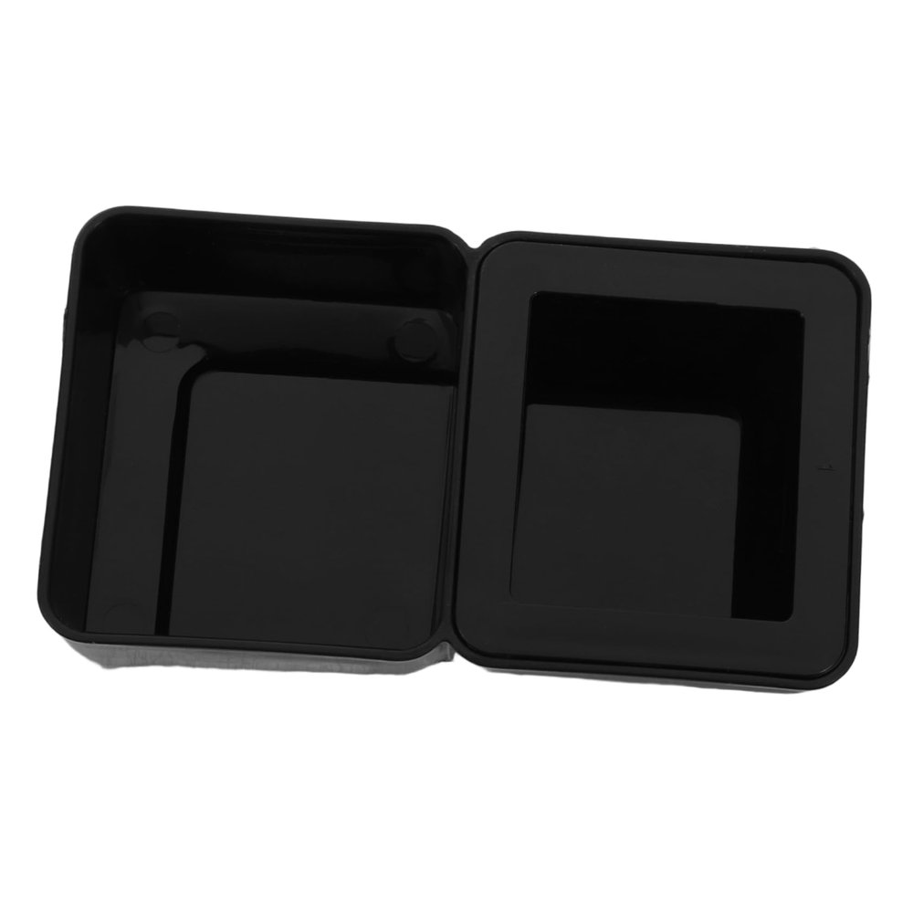 Toddmomy 2-in-1 Reptile Food and Water Bowl, Black ABS