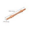 Wooden Massage Tool with Smooth Surface, Versatile for Feet and Body view 2