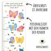 Holzura Wooden Growth Chart for Teachers – Personalized Kindergarten Chart with Names – Butterfly Design view 2