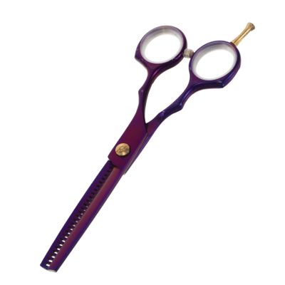 Red Stainless Steel Hair Cutting Scissors for Hairdressers, Smooth Cut