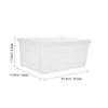 Toddmomy Transparent Plastic Reptile Feeder Box and Terrarium view 2