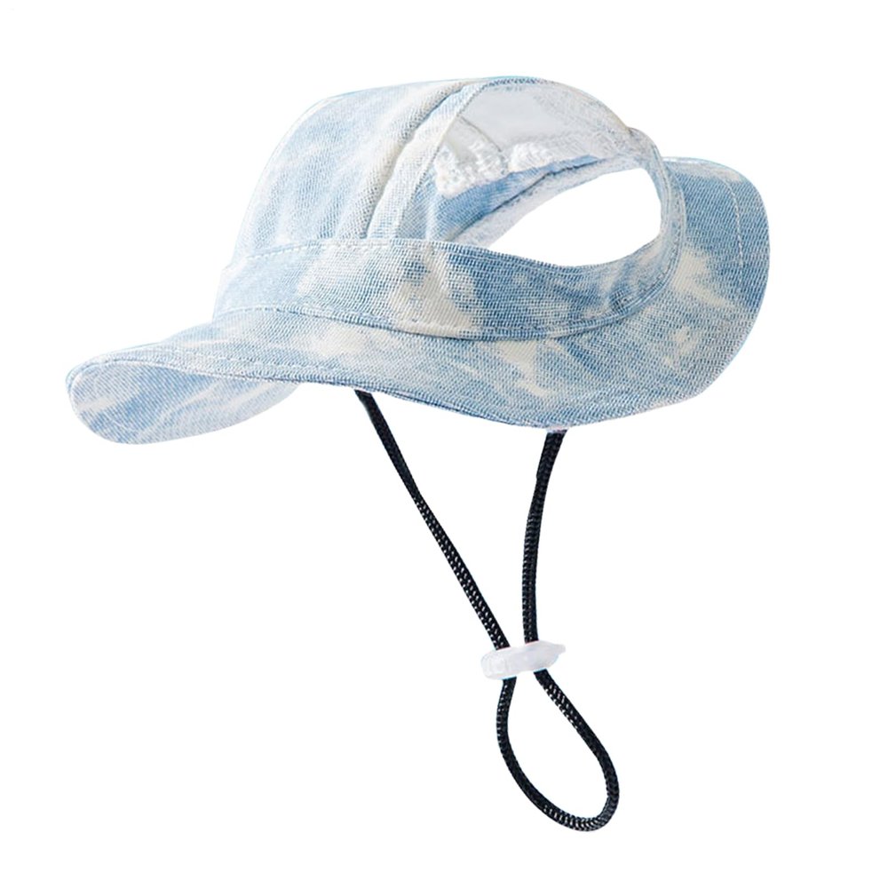 Dog Baseball Cap with Ear Holes - Sun Protection for Dogs & Cats