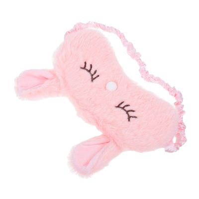 Happyyami Plush Sleep Mask for Travel, Naps, and Nighttime, Soft Plush Eye Mask for Women with Full Light Blocking