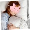 Happyyami Plush Sleep Mask for Travel, Naps, and Nighttime, Soft Plush Eye Mask for Women with Full Light Blocking view 4