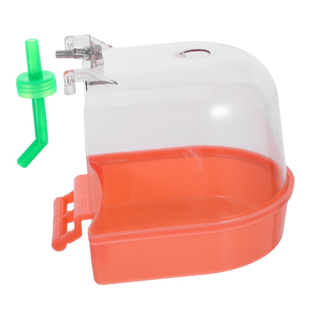 VANZACK Plastic Bird Bath for Cages