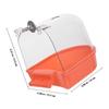 VANZACK Plastic Bird Bath for Cages view 2