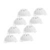 IWOWHERO Bird Nest Cover Holders, 8 Pcs, Plastic, White, for Bird Cages view 1