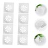 IWOWHERO Bird Nest Cover Holders, 8 Pcs, Plastic, White, for Bird Cages view 2