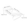Sharplace PU U-Shaped Nail Armrest, Removable Manicure Hand Rest for Salons and Home DIY, White view 4