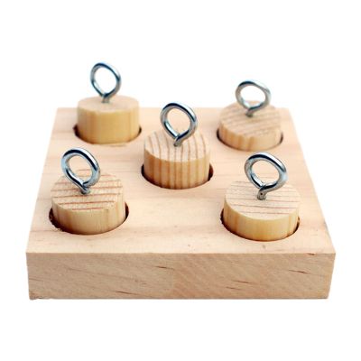 Uonguon Wooden Peg Toy for Birds