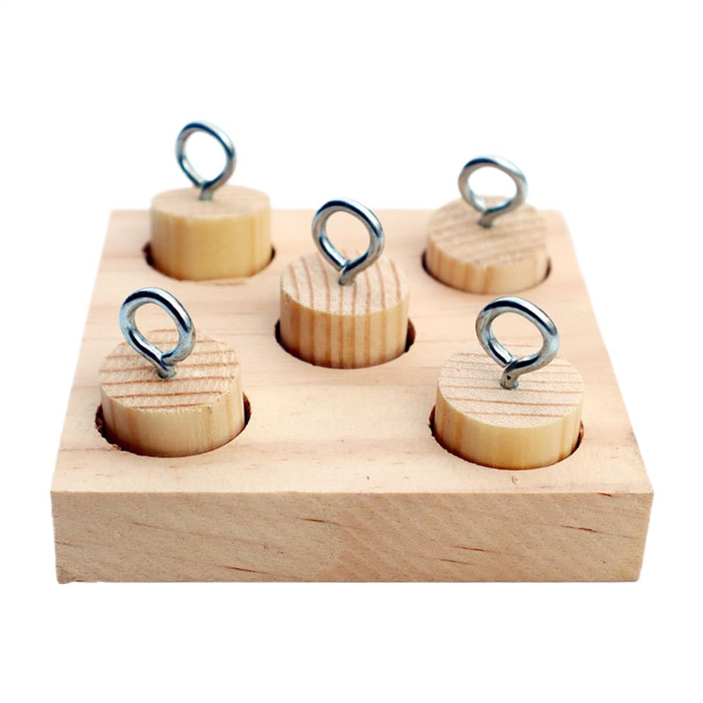 Uonguon Wooden Peg Toy for Birds