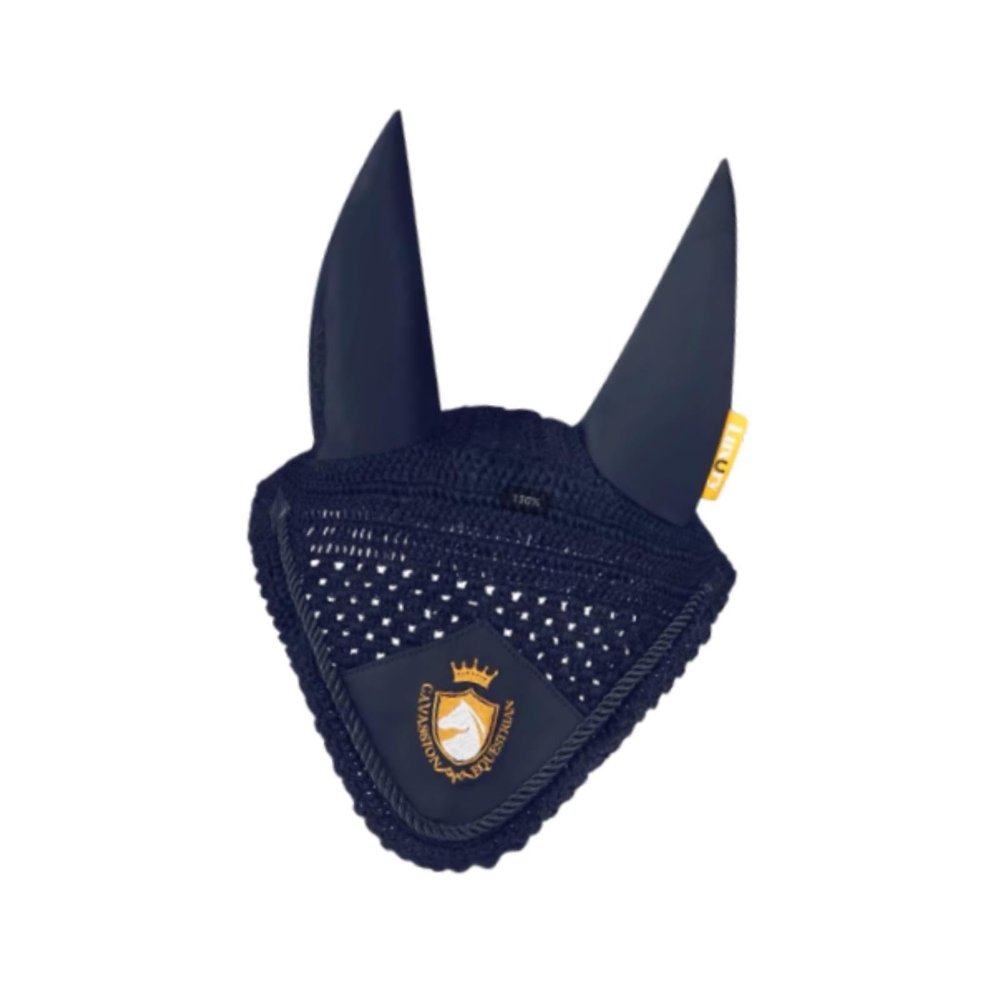 Horse Ear Fly Mask for Riding, Navy