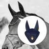 Horse Ear Fly Mask for Riding, Navy view 2