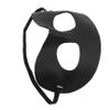Black Plastic Sports Mask for Adult Men view 1
