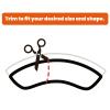 Zakya Human Hair Toupee for Women - Trimmable Frontal Toupee - 0.06 mm V-Looped Ultra-Thin Skin - Natural and Invisible - 15.2 x 3.8 cm Base - Light-Medium Density - 15 cm Hair Length view 2