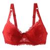 Women's Floral Lace Push-Up Underwire Bra, Soft Unpadded Bralette, Plus Sizes view 1