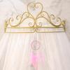 Metal Crown Canopy for Girls, Princess Bed Curtains, Canopy over Bed, Children's Room and Playroom Decor view 4