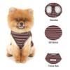 PAIDEFUL Classic Striped T-Shirt for Small Dogs view 2