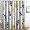 3D Cartoon Bulldozer Blackout Curtains with Grommets, 2-Piece Set, 55 x 102 in view 1