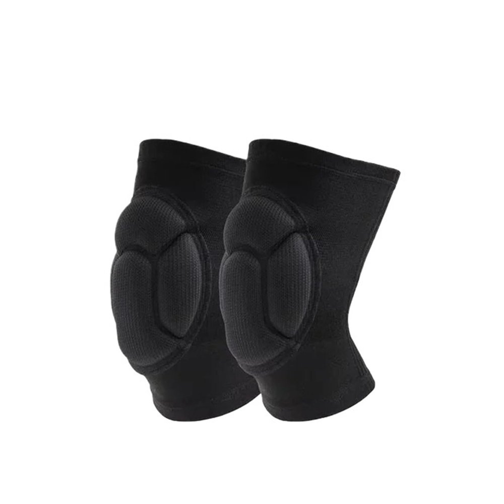 JTKSSCS 2-Piece Thickened Knee Pads, Elastic Sports Knee Support for Basketball and Fitness