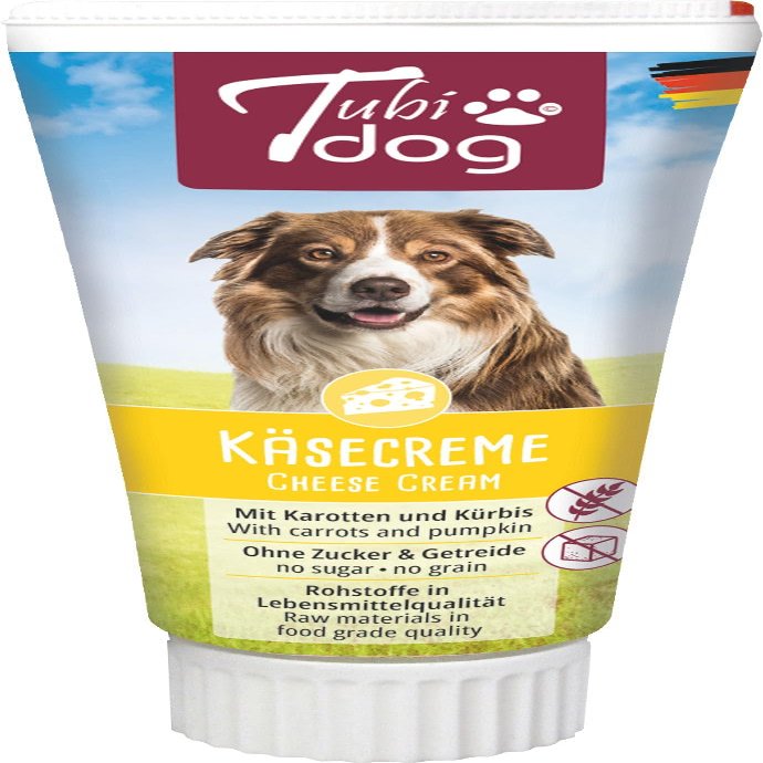 KERBL Tubidog Delicatessen Cheese Cream 75 g for Dogs